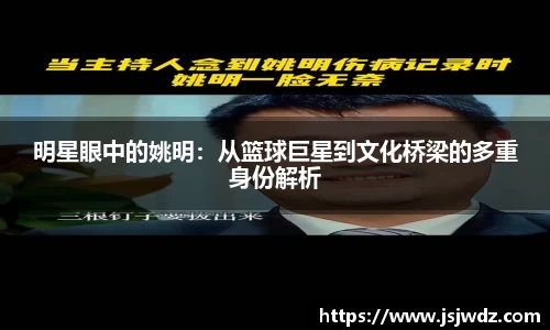 明星眼中的姚明：从篮球巨星到文化桥梁的多重身份解析